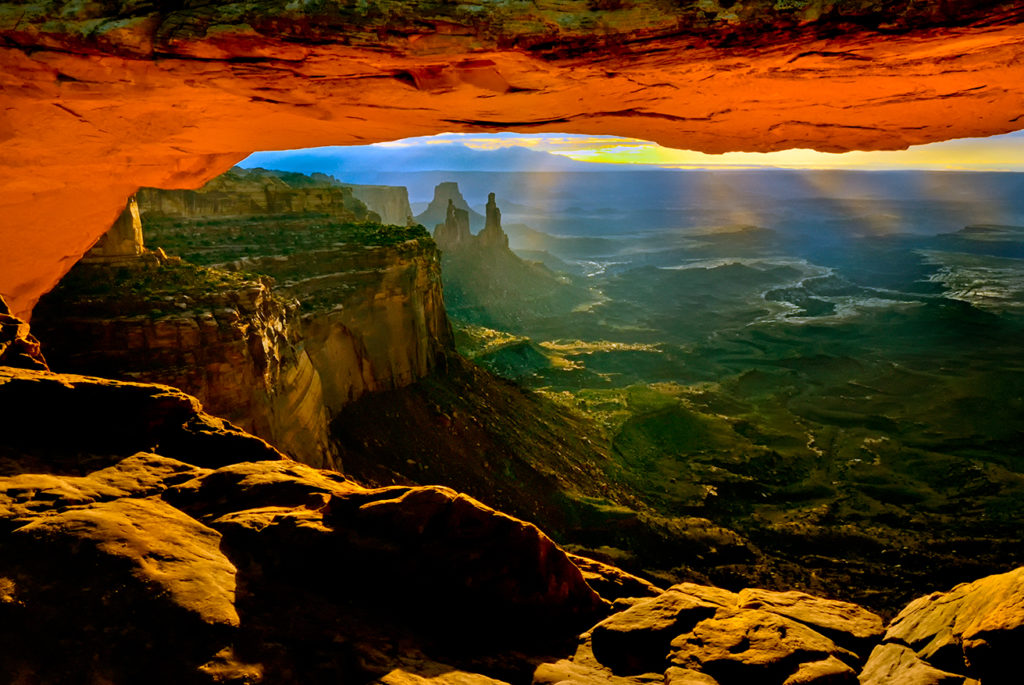 Mesa Arch in Southern Utah, Fisheye Connect, Photography Workshops, Landscape Photography, Boyd Vanderlaan